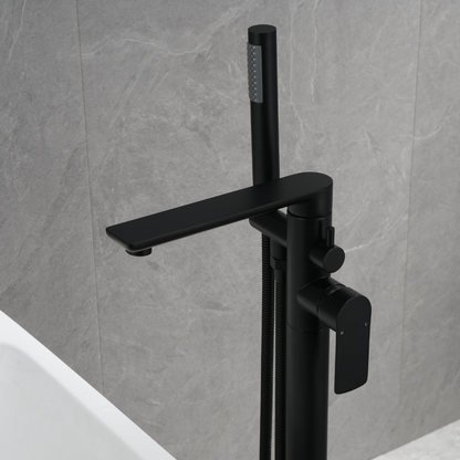 Freestanding bath faucet Emilia - Matte black