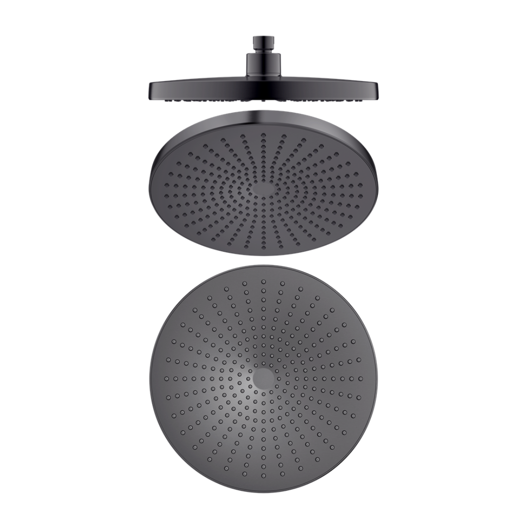 Dusjhode Valencia – Gunmetal grå - 250mm