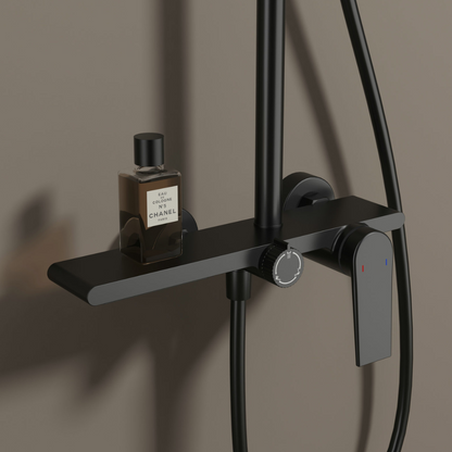 Freestanding Bath Faucet Lisandro – Waterfall Spout – Brushed nickel