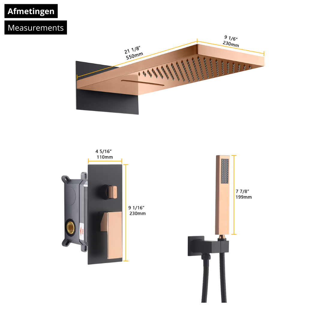 High washbasin faucet Angelica - Matte black