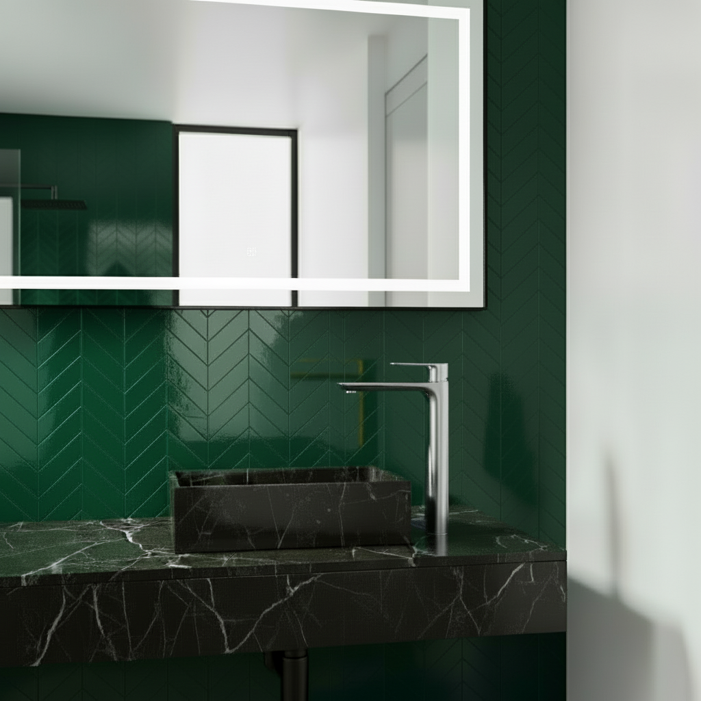 Hoge vaskeservantkran – Silvio – Krom