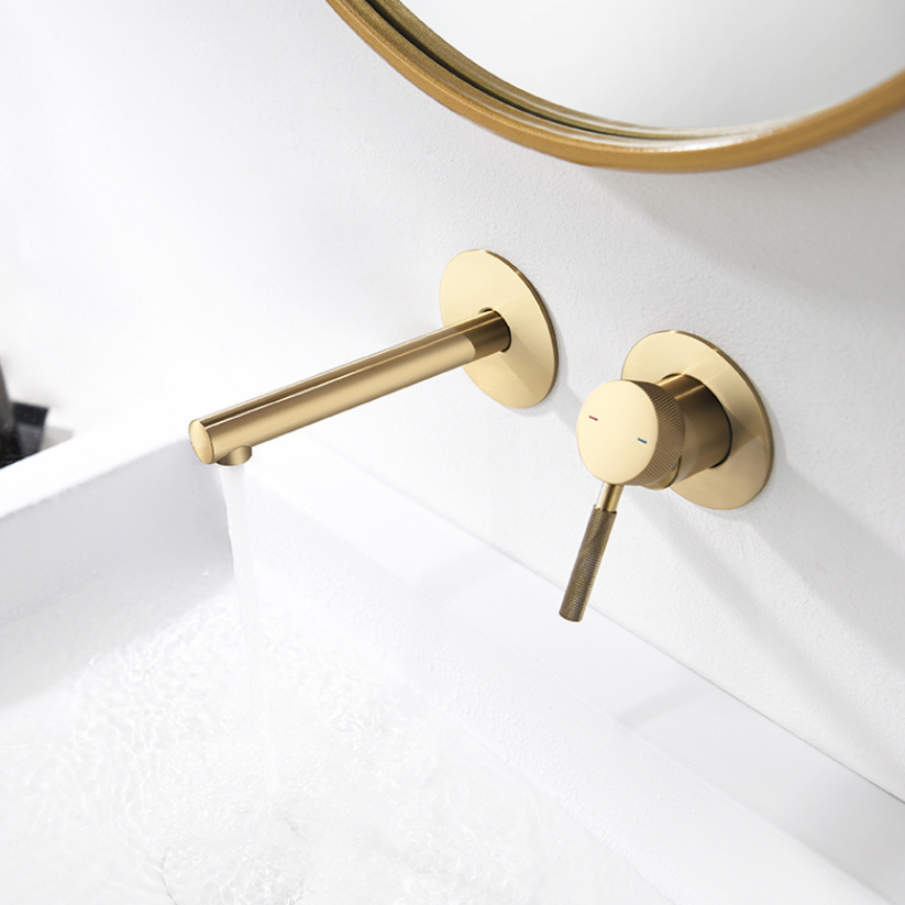 Inbouw wastafelkraan Taylor - Brushed gold