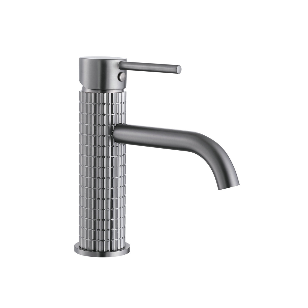 Construction washbasin faucet Angelica - Gunmetal grey