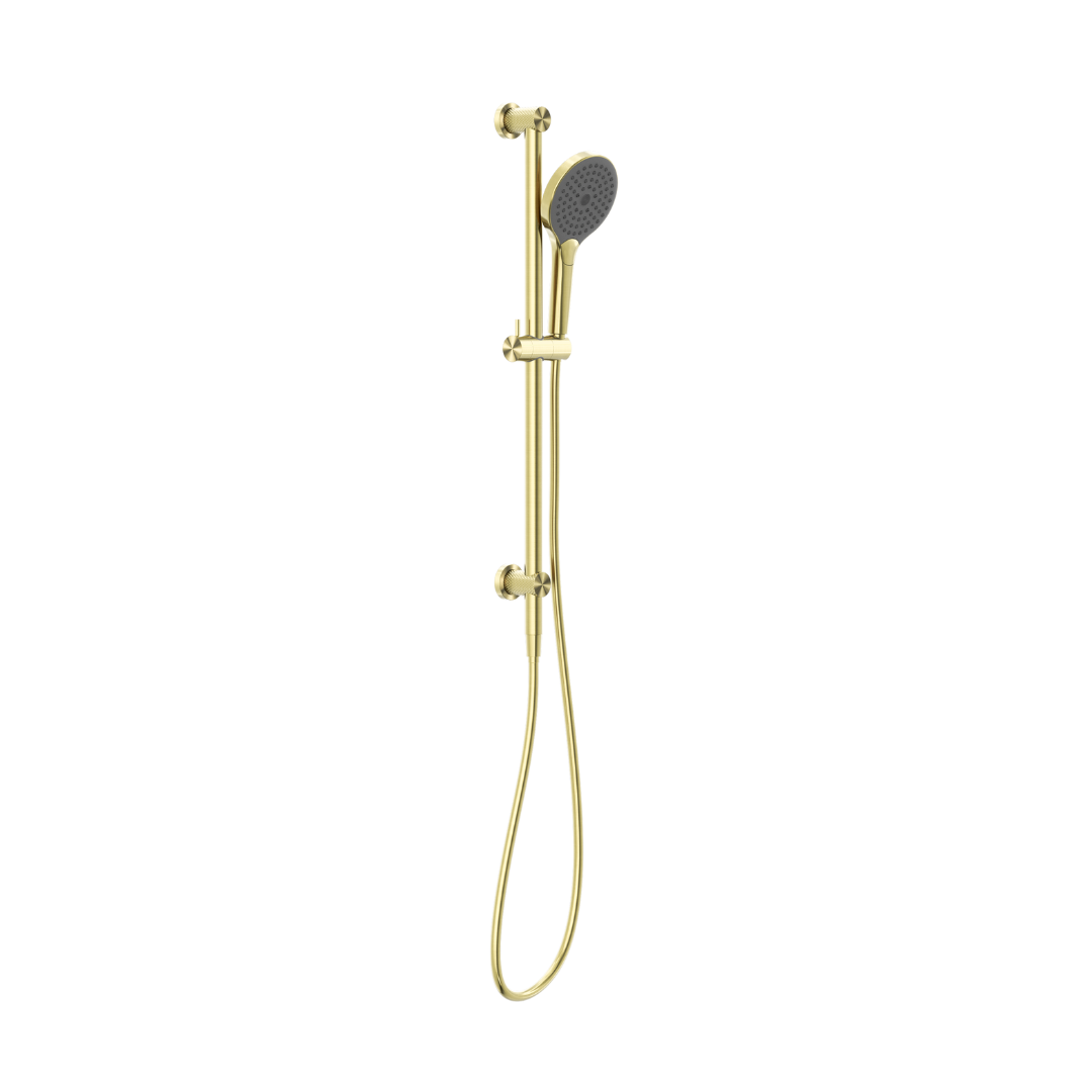 Handdouche met glijstang - Valencia – Air shower II - Brushed gold