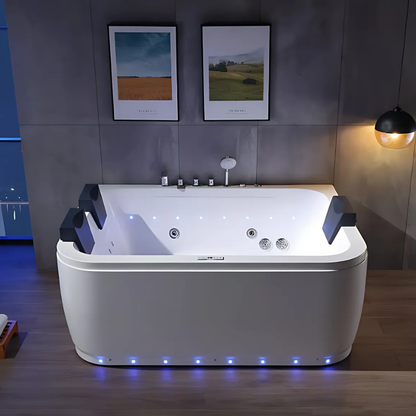Construction Massage Bath – Isabella – Gloss White – 170x115x72 cm