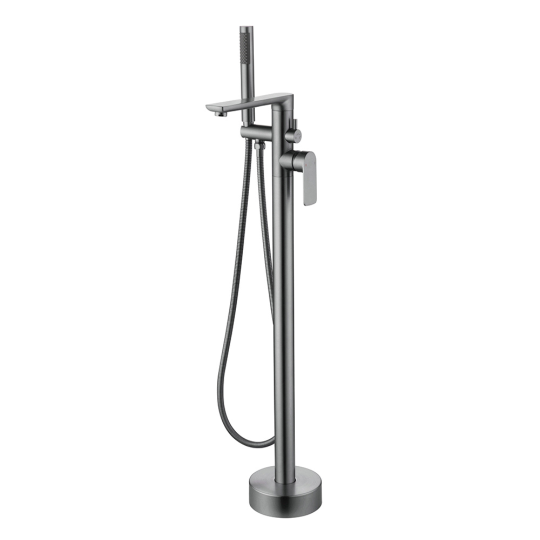 Freestanding bath faucet Emilia - Gunmetal grey