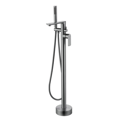 Freestanding bath faucet Emilia - Gunmetal grey