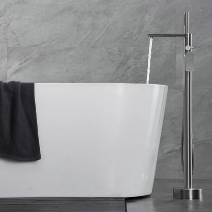 Freestanding bath faucet Emilia - Gunmetal grey