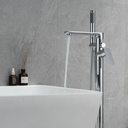 Freestanding bath faucet Emilia - Chrome