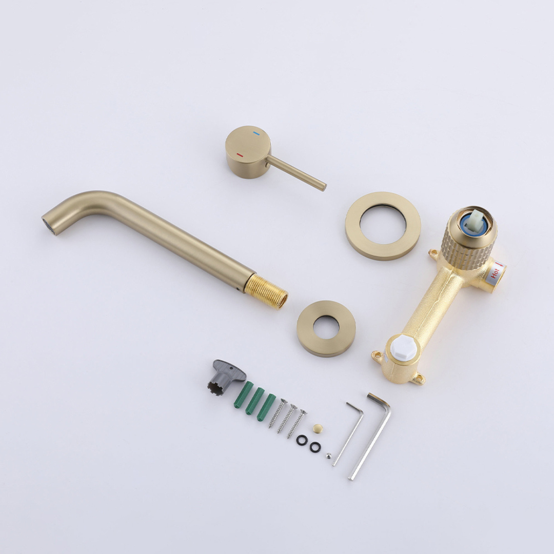 Built-in sink faucet Angelica - Brushed gold