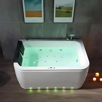 Construction Massage Bath – Isabella – Gloss White – 170x115x72 cm