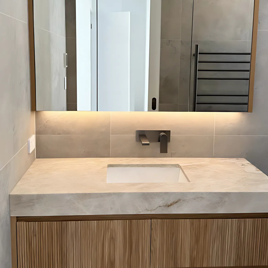 Inbouw wastafelkraan Portofino – Brushed bronze