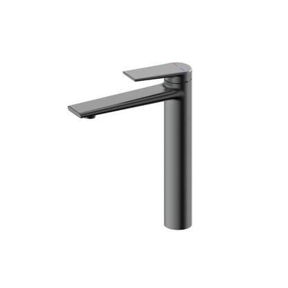 Freestanding Bath Faucet Lisandro – Waterfall Spout – Brushed nickel