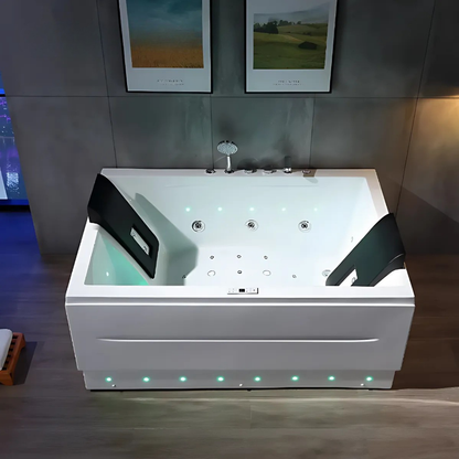 Construction Massage Bath – Dubai – Glossy White – 160x110x60 cm