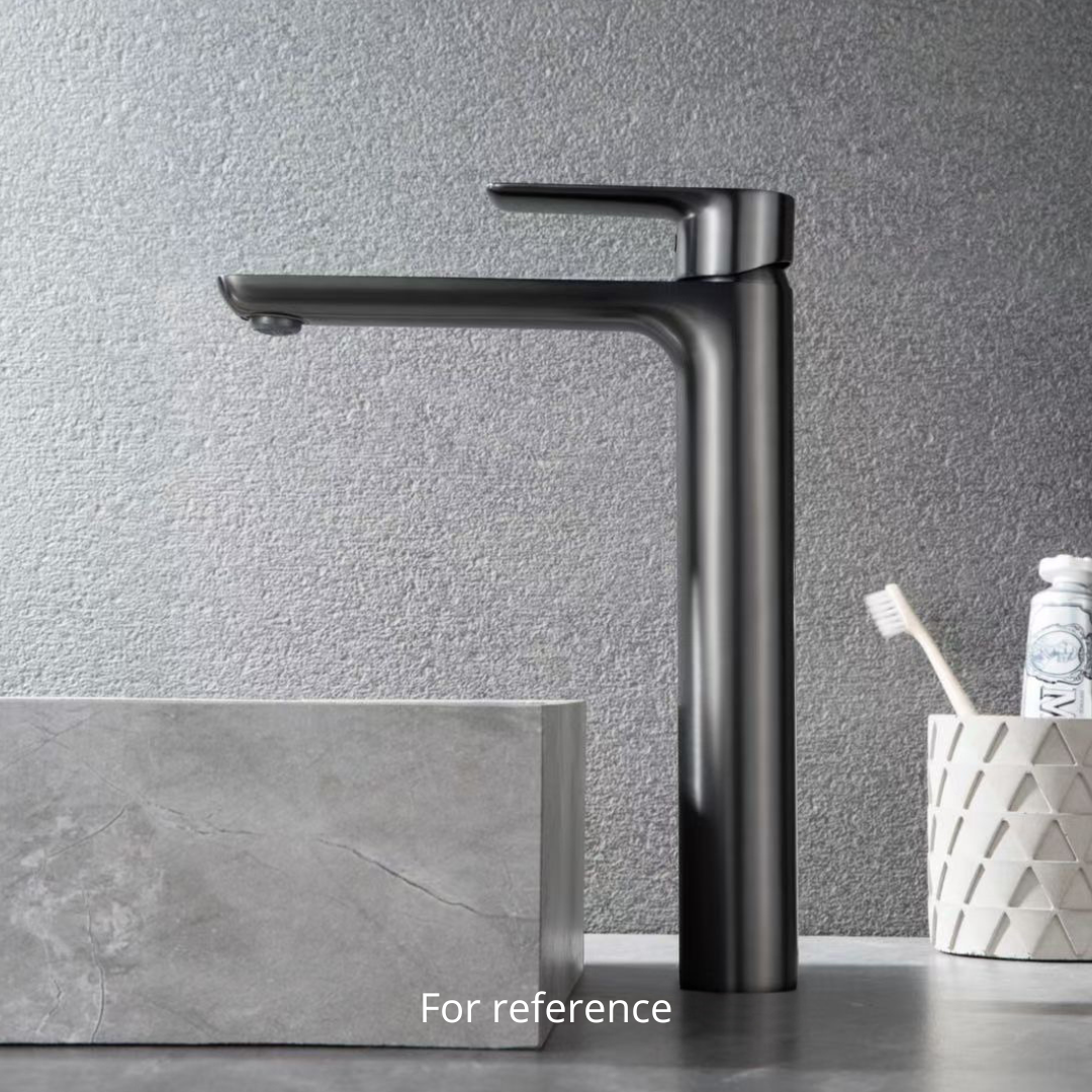 Freestanding Bath Faucet Lisandro – Waterfall Spout – Brushed nickel