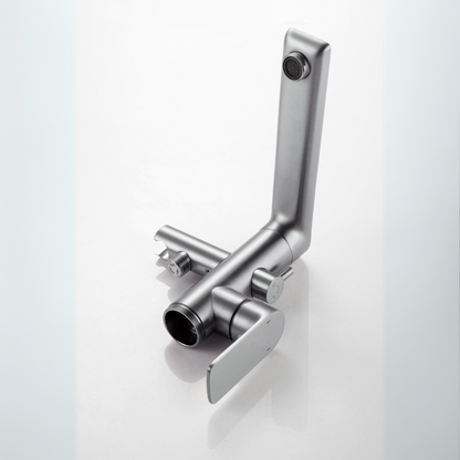 Freestanding bath faucet Emilia - Gunmetal grey