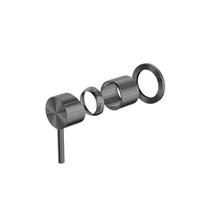 Inbouw mengkraan - Capri - 1-Gats - Graphite
