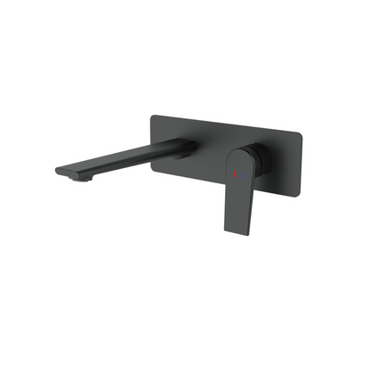 Freestanding Bath Faucet Lisandro – Waterfall Spout – Brushed nickel