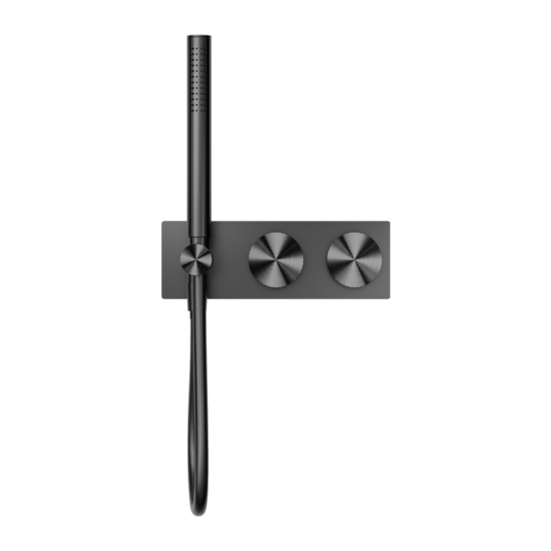 Inbouw douchemengkranen Valencia - Staafhanddouche - Graphite