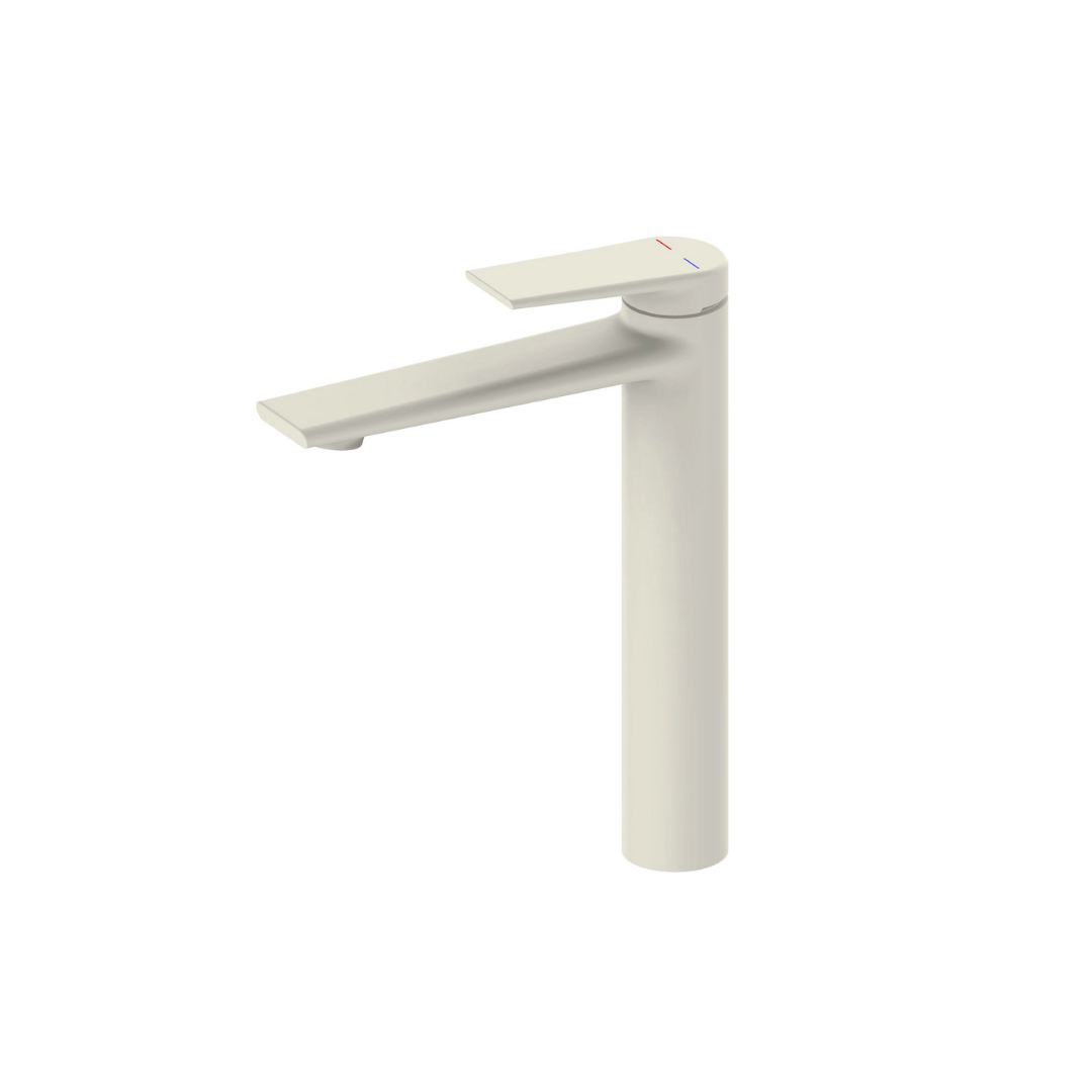 Freestanding Bath Faucet Lisandro – Waterfall Spout – Brushed nickel