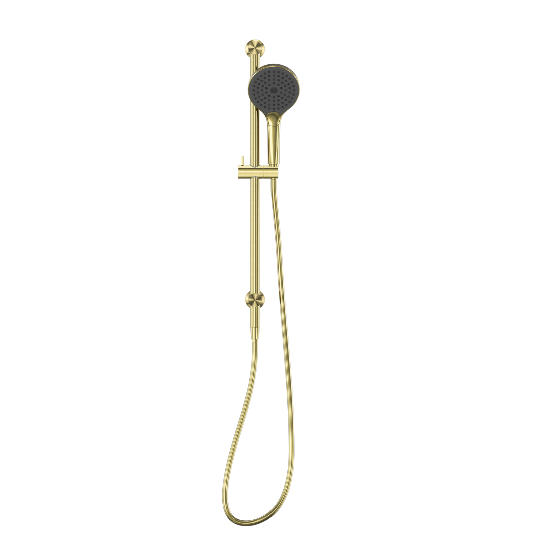 Handdouche met glijstang - Valencia – Air shower II - Brushed gold