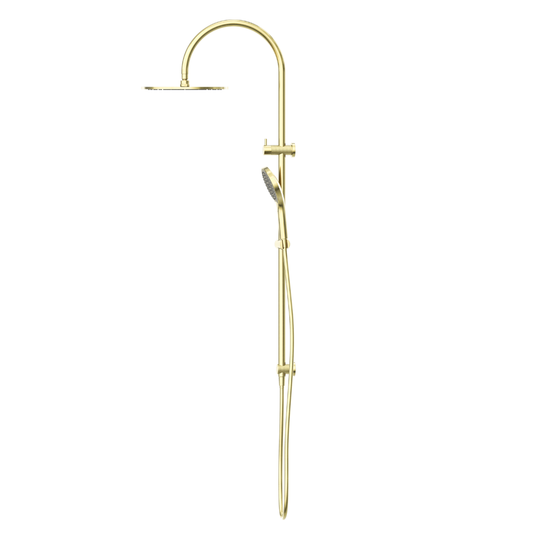 Regendoucheset Valencia – Brushed Gold - Air shower II - Met inbouwmengkraan