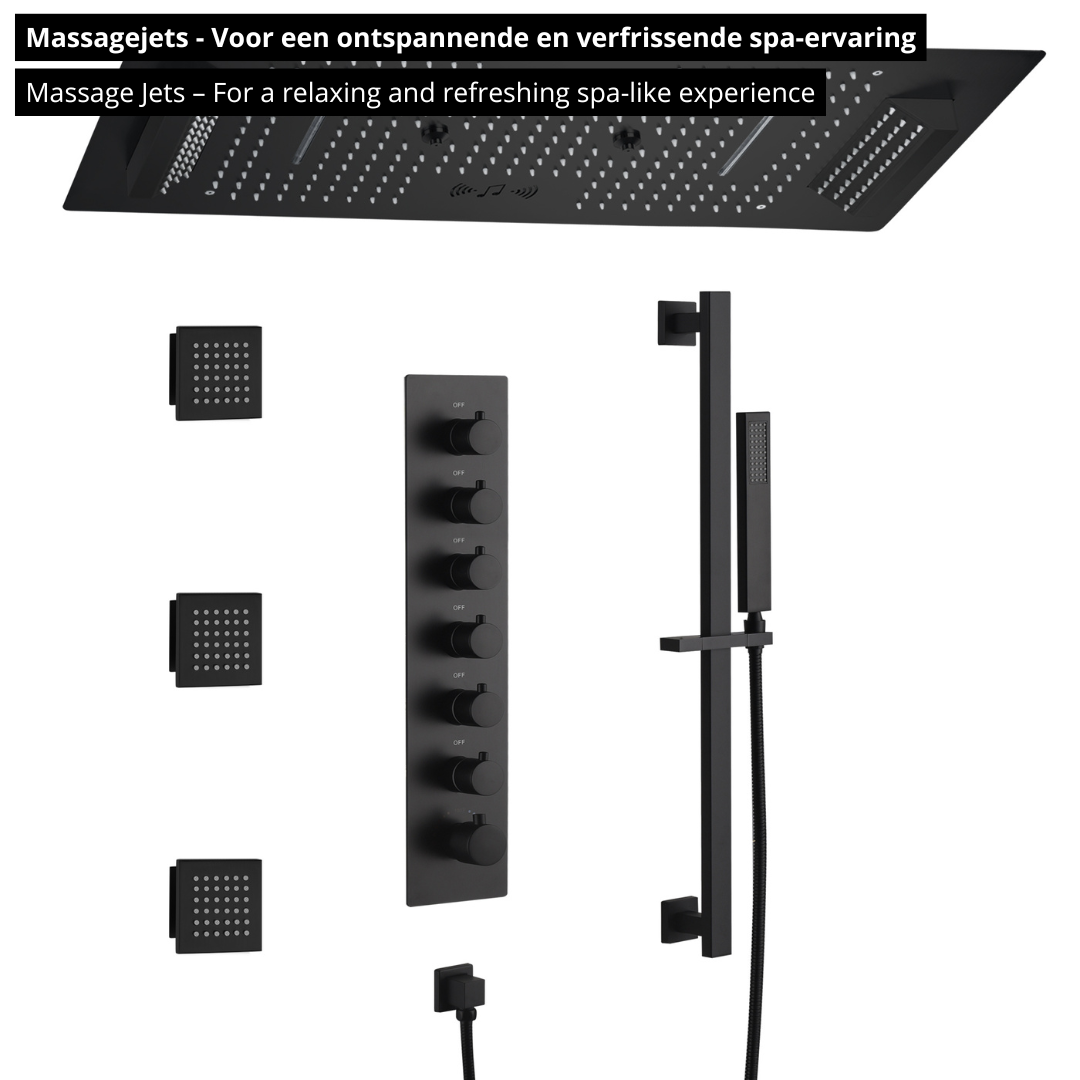 High washbasin faucet Angelica - Matte black