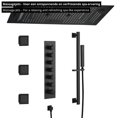 High washbasin faucet Angelica - Matte black
