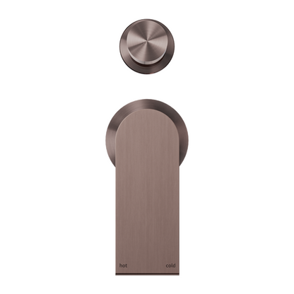 Inbouw mengkraan met diverter – Portofino - 2-gats - Brushed bronze