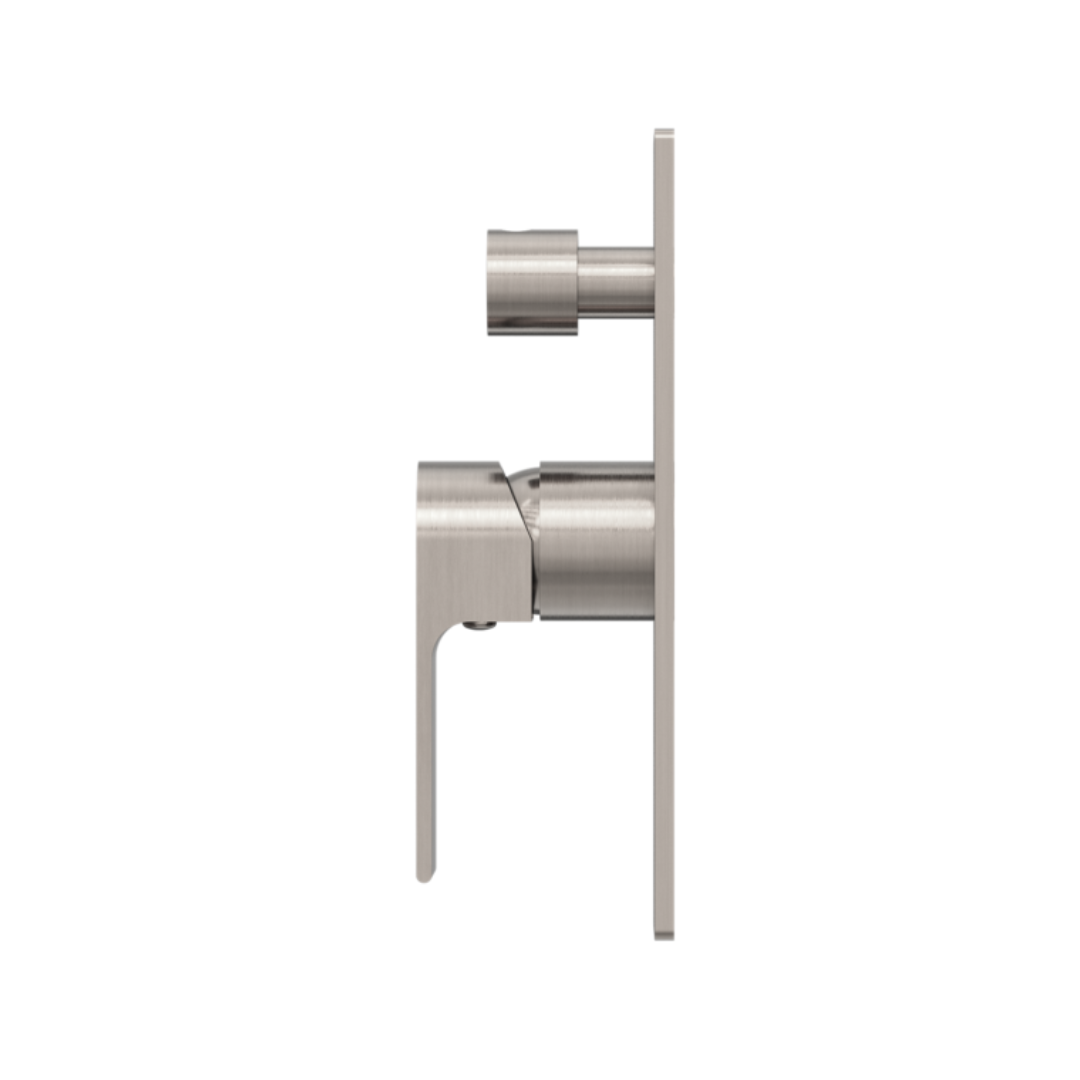 Inbouw mengkraan met diverter – Portofino – Brushed nickel