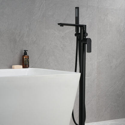 Freestanding bath faucet Emilia - Matte black
