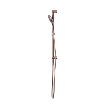 Handdouche met glijstang - Valencia – Air shower II - Brushed bronze