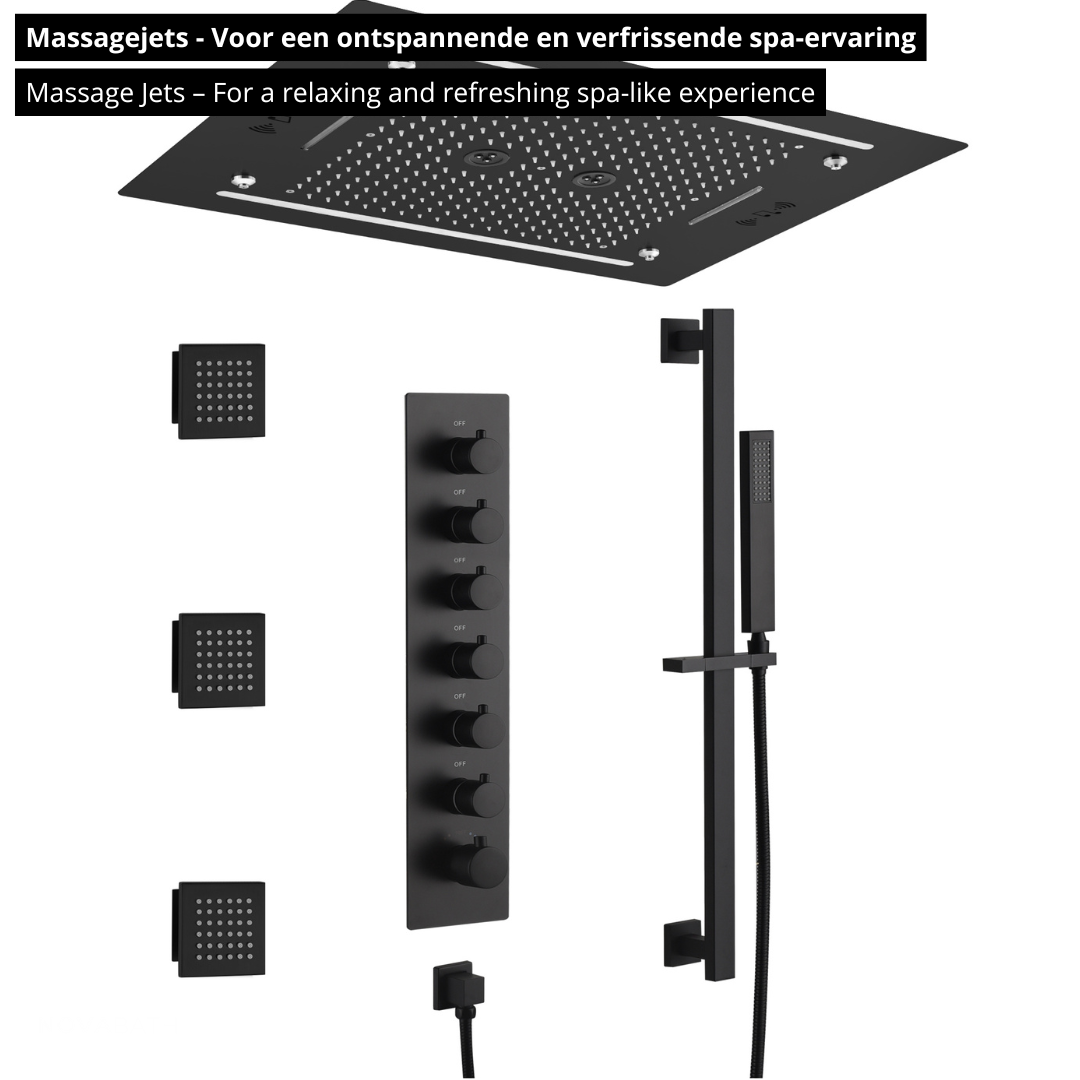 High washbasin faucet Angelica - Matte black