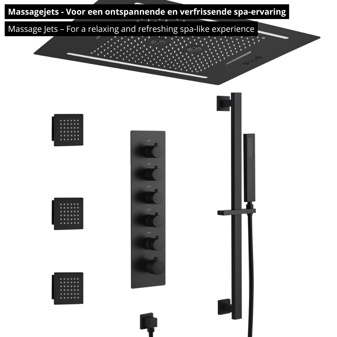 Hoge vaskekran Angelica - Matt svart