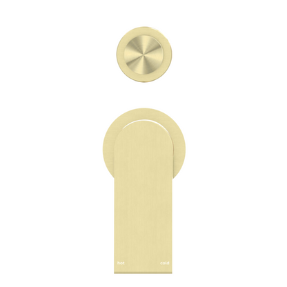 Inbouw mengkraan met diverter – Portofino - 2-gats - Brushed gold