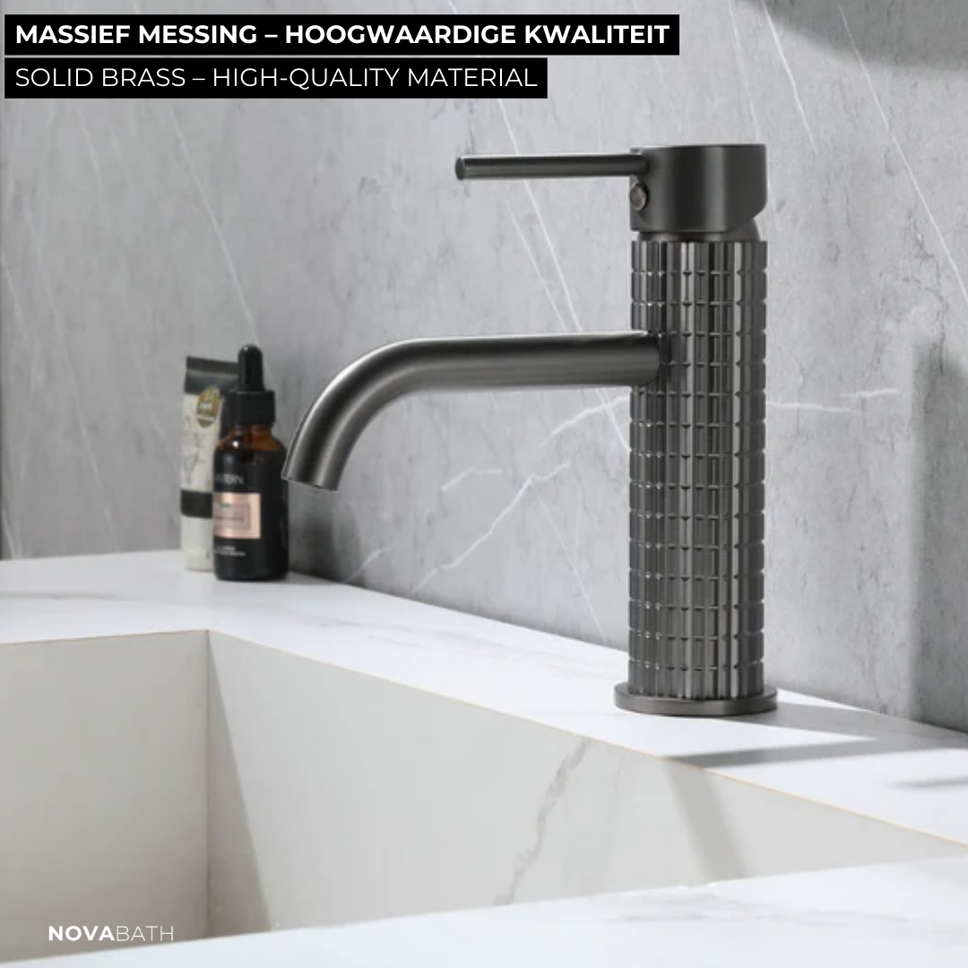 Hoge vaskekran Angelica - Gunmetal grey
