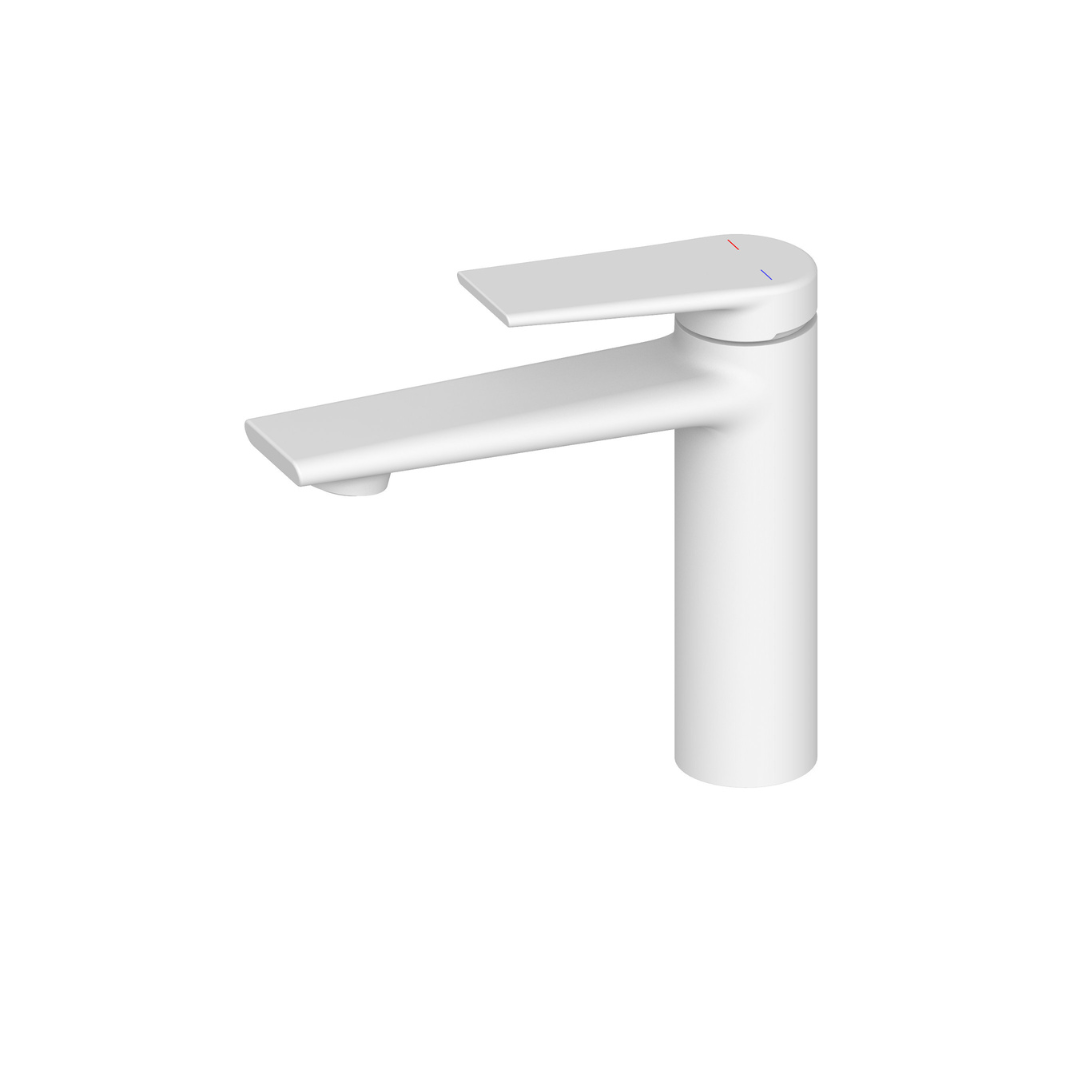 Freestanding Bath Faucet Lisandro – Waterfall Spout – Brushed nickel