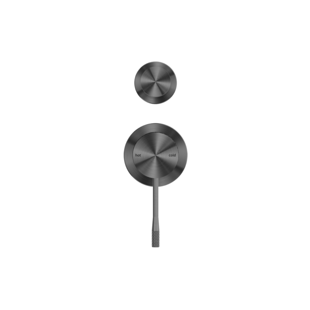 Inbouw mengkraan met diverter – Valencia - 2-gats – Graphite
