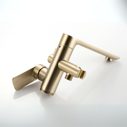 Freestanding bath faucet Emilia - Brushed gold