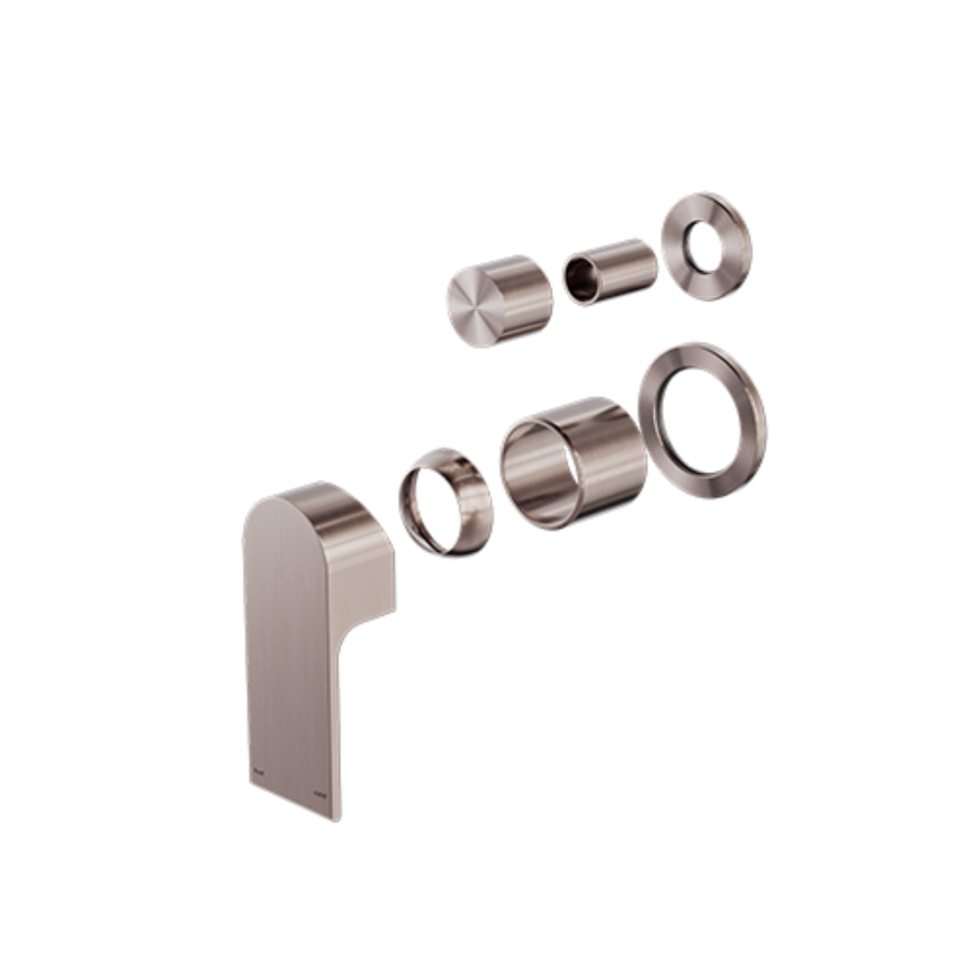 Inbouw mengkraan met diverter – Portofino - 2-gats - Brushed bronze