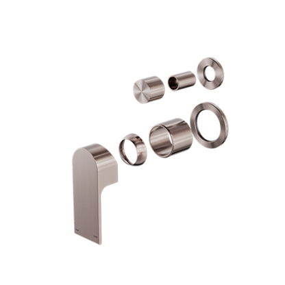 Inbouw mengkraan met diverter – Portofino - 2-gats - Brushed bronze