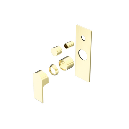 Inbouw mengkraan met diverter – Portofino – Brushed gold
