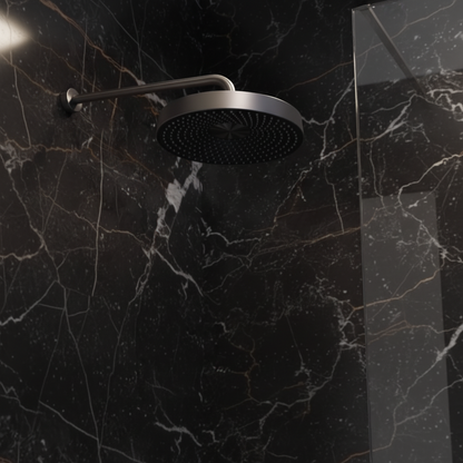Built-in Rain Shower Set Amalia - Matte black