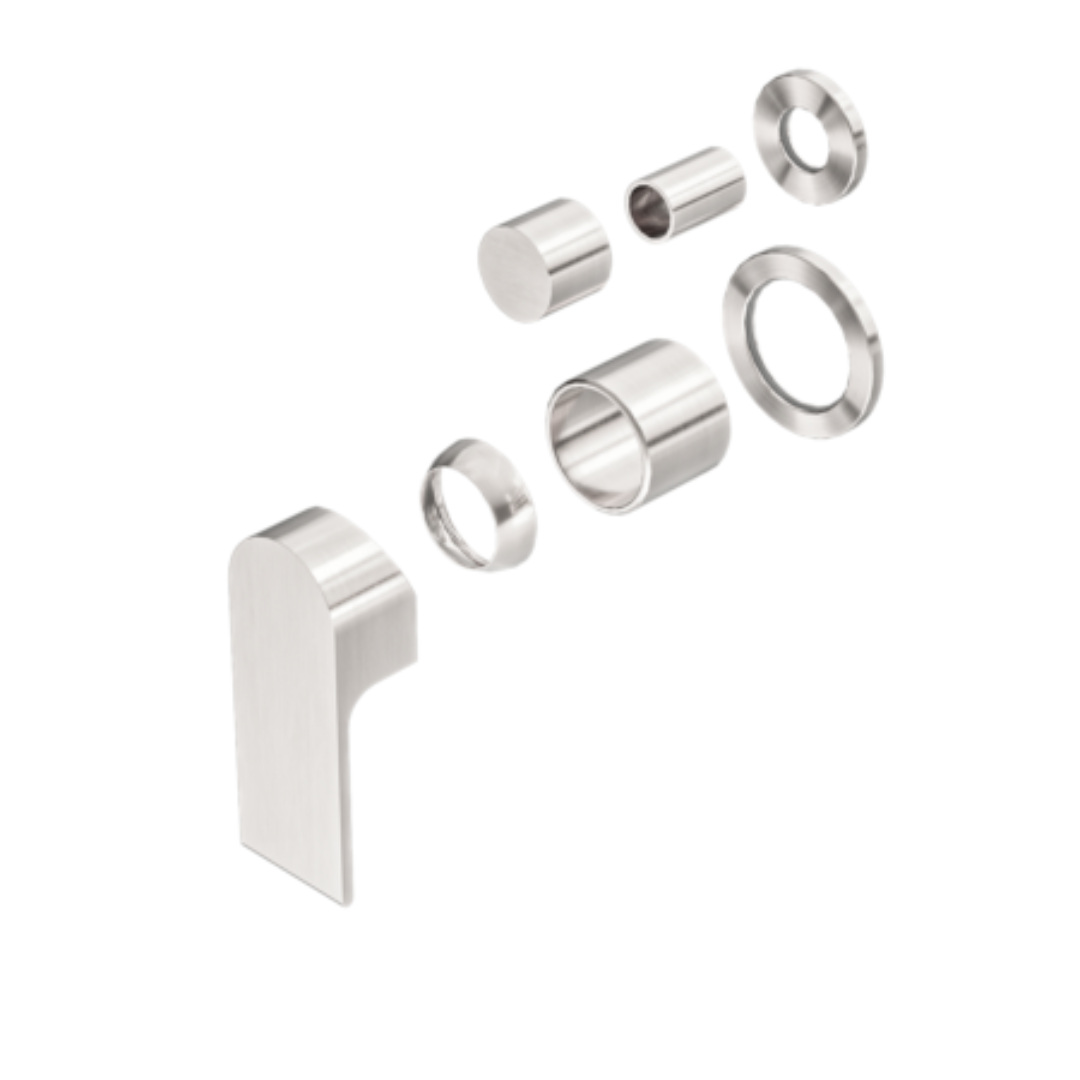 Inbouw mengkraan met diverter – Portofino - 2-gats - Brushed nickel