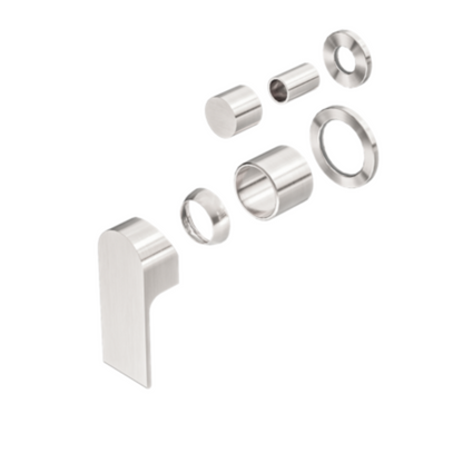 Inbouw mengkraan met diverter – Portofino - 2-gats - Brushed nickel