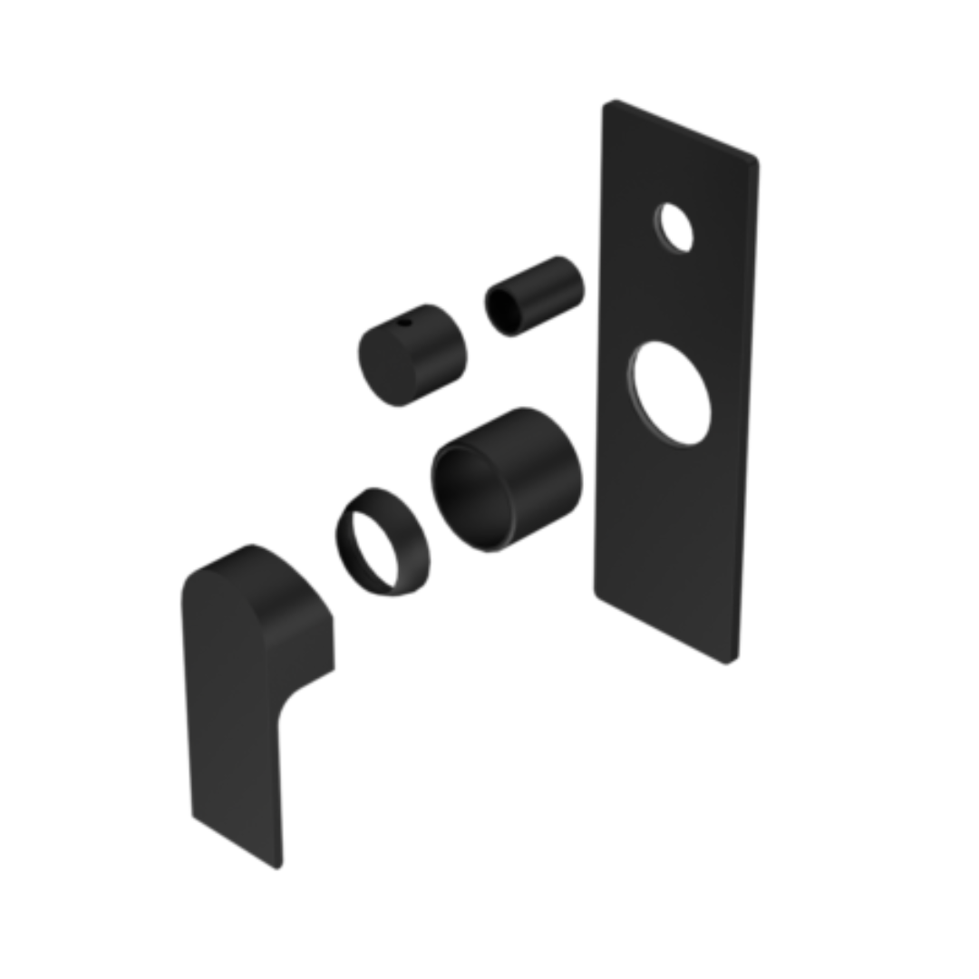 Inbouw mengkraan met diverter – Portofino – Matte black