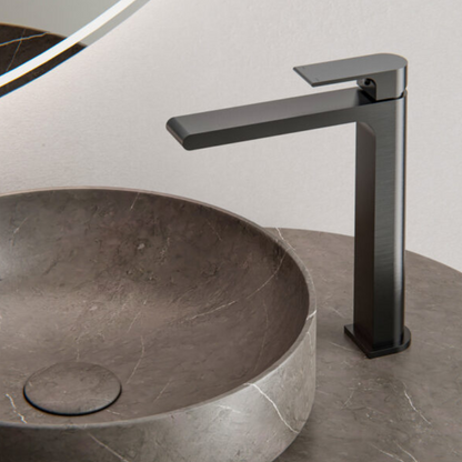 Hoge wastafelkraan Portofino - 1-Gats - Gun metal grey