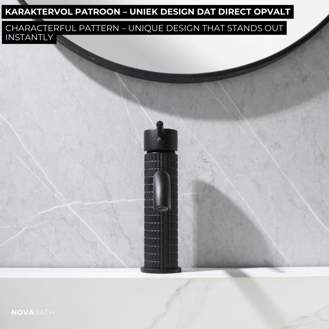 Opbouw vaskekran Angelica - Matt svart