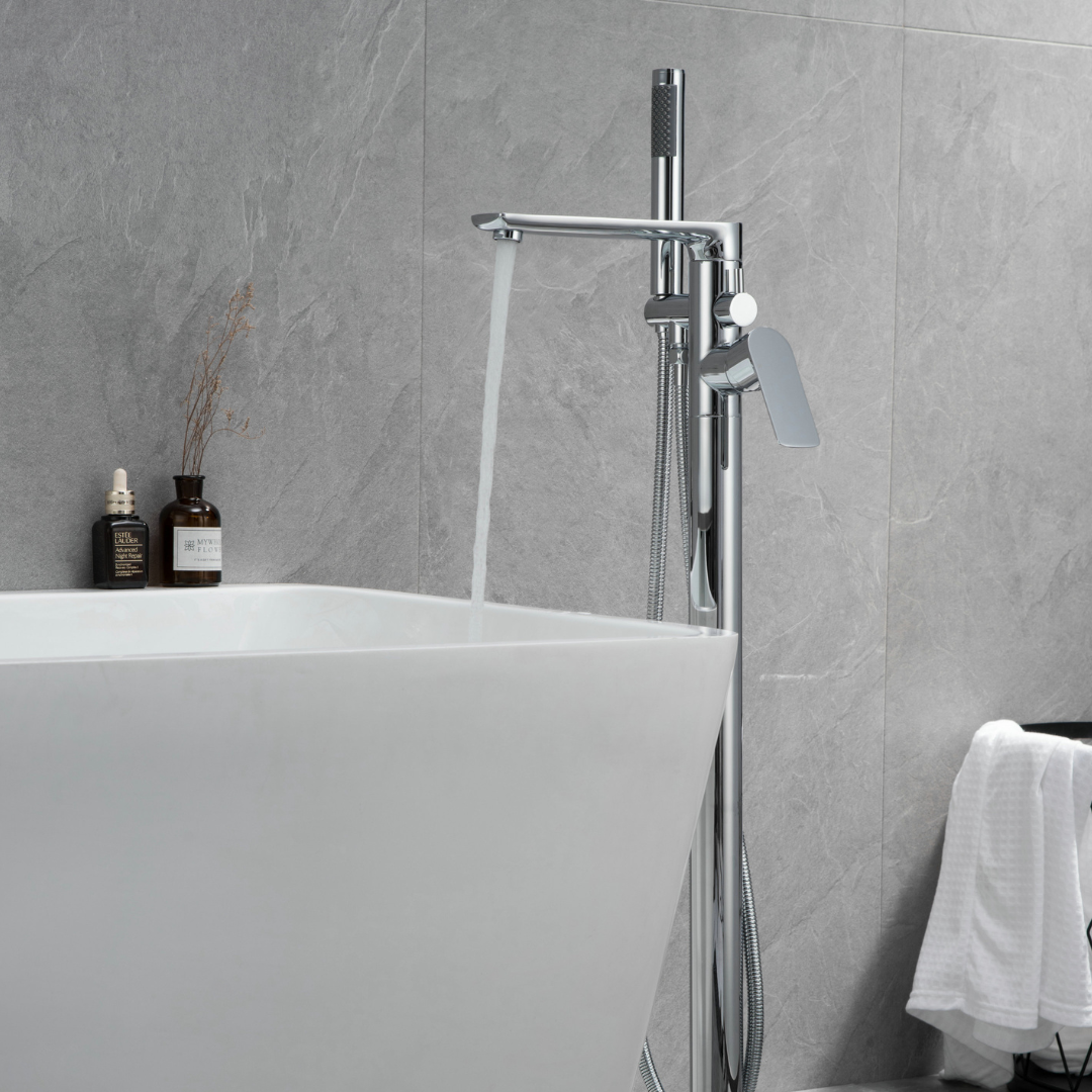 Freestanding bath faucet Emilia - Chrome