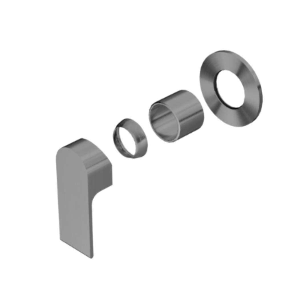 Inbouw mengkraan - Portofino – 80MM - 1-Gats - Gun metal grey